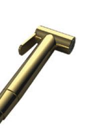 teska brass bidet gold