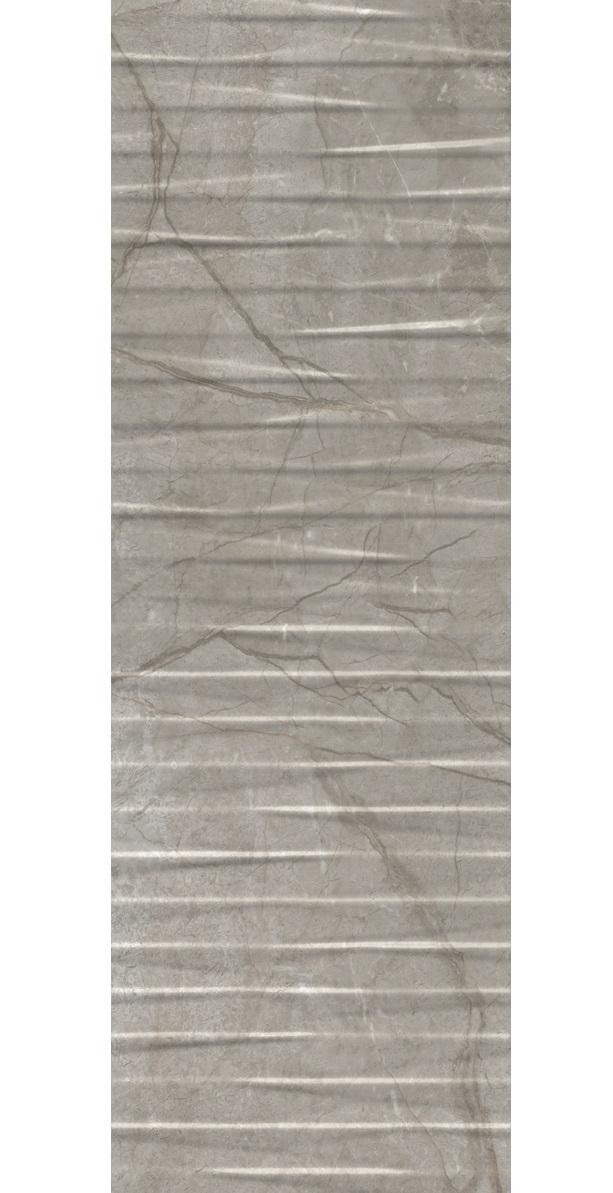 Monart striped dark стенавой декор 25x75