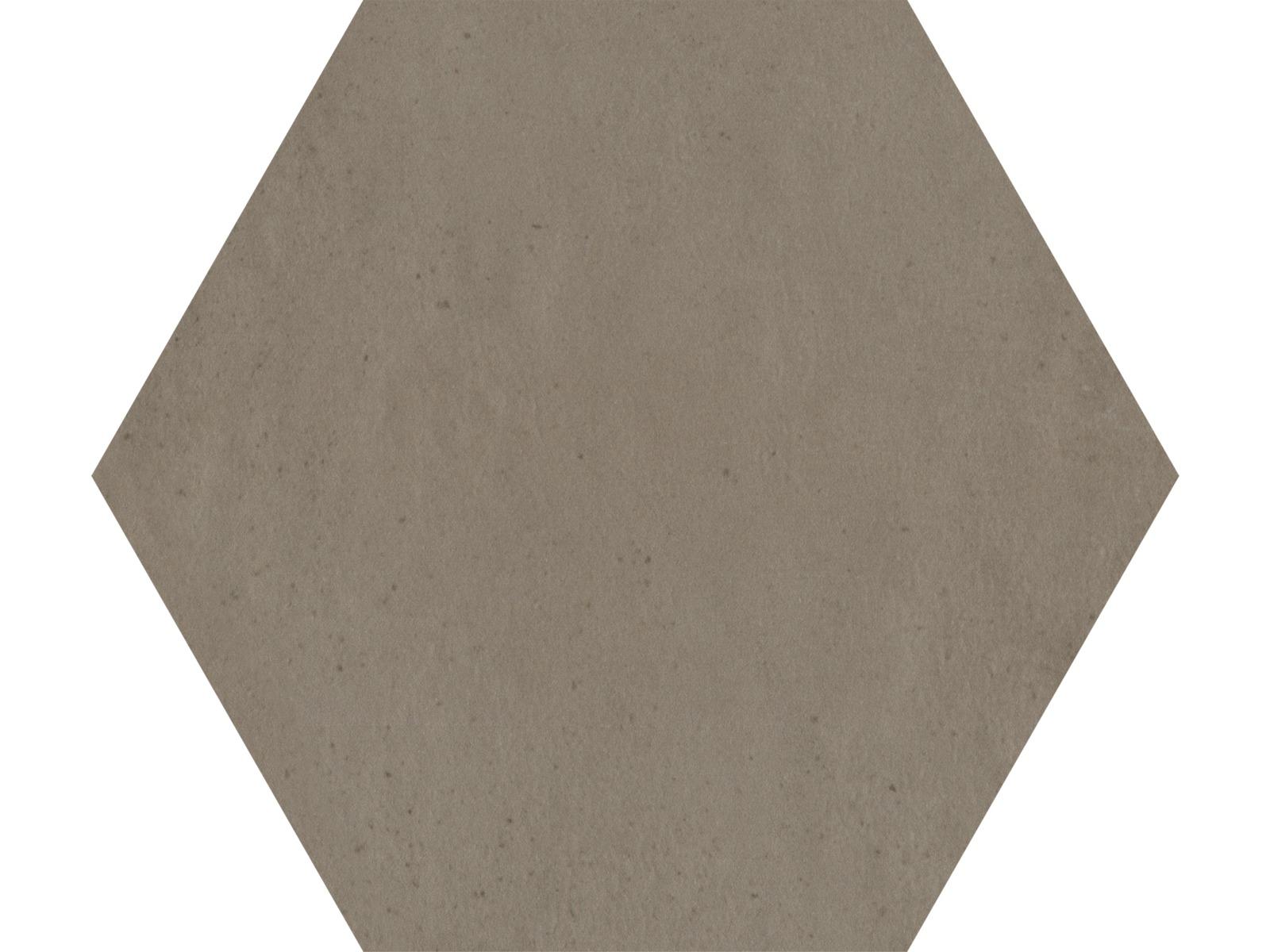 Hexagon taupe 17.5x20