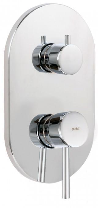 Built-in bath mixer