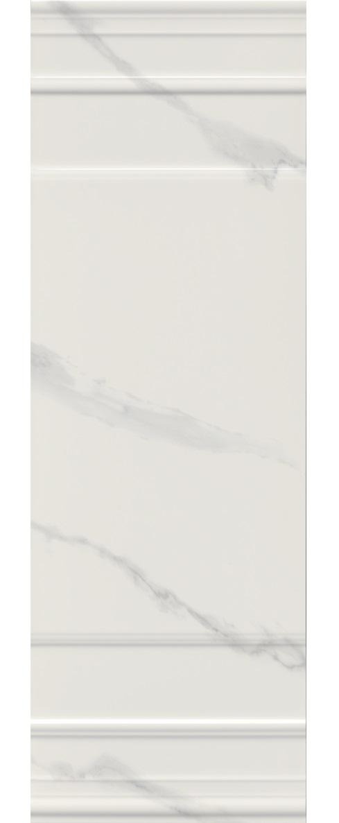 Calacatta white стенавой 30x90 POL