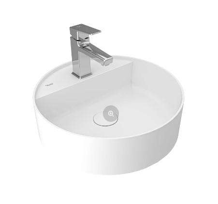 SMARTEDGE 45 white круглый накладная раковина