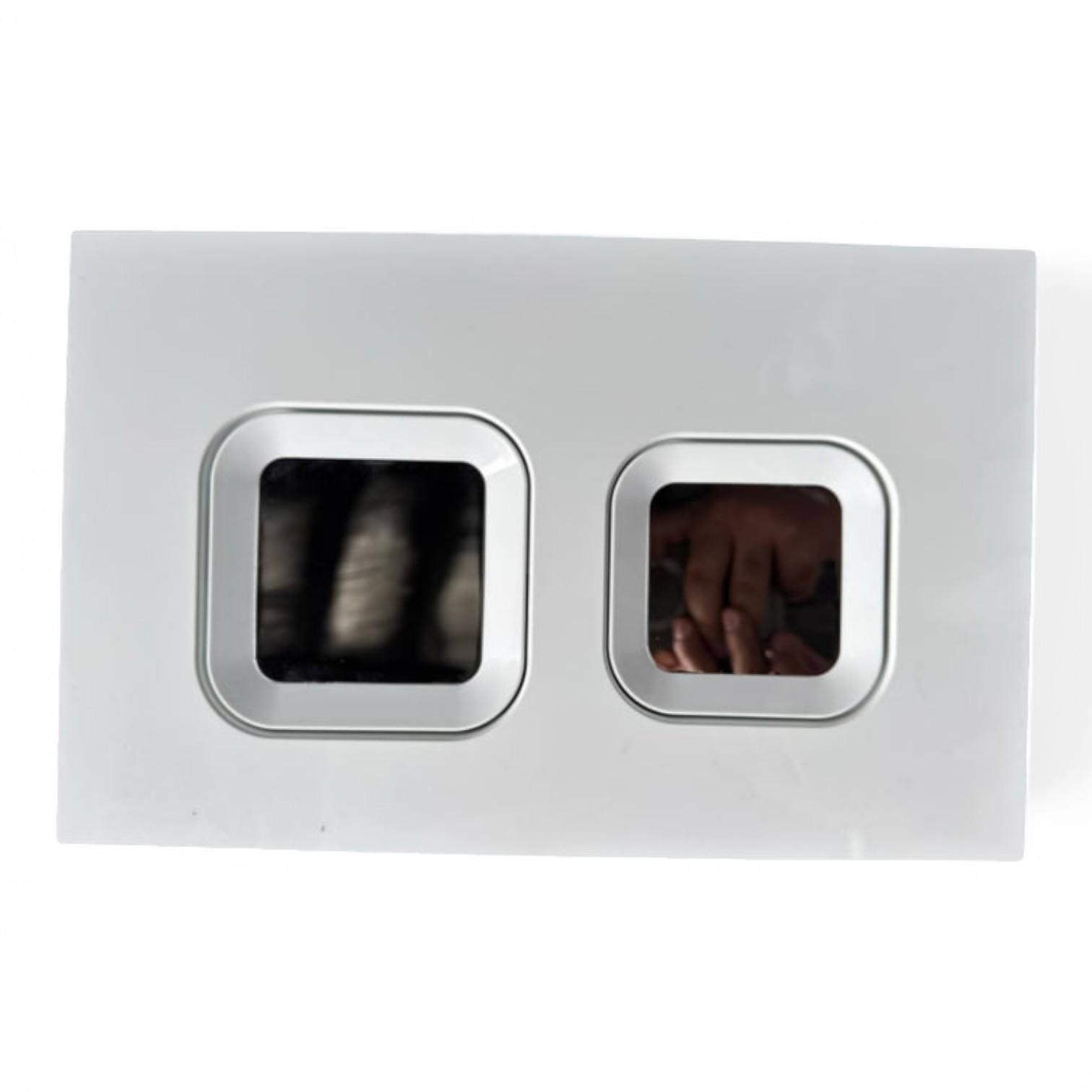 Zeno white chrome кнопка