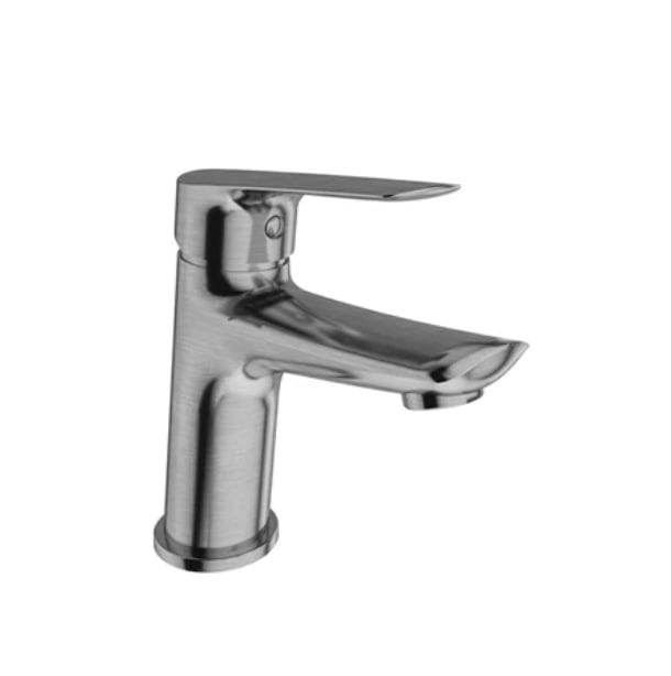 TANDEM BASIN MIXER (H12) BRUSHED NIKEL
