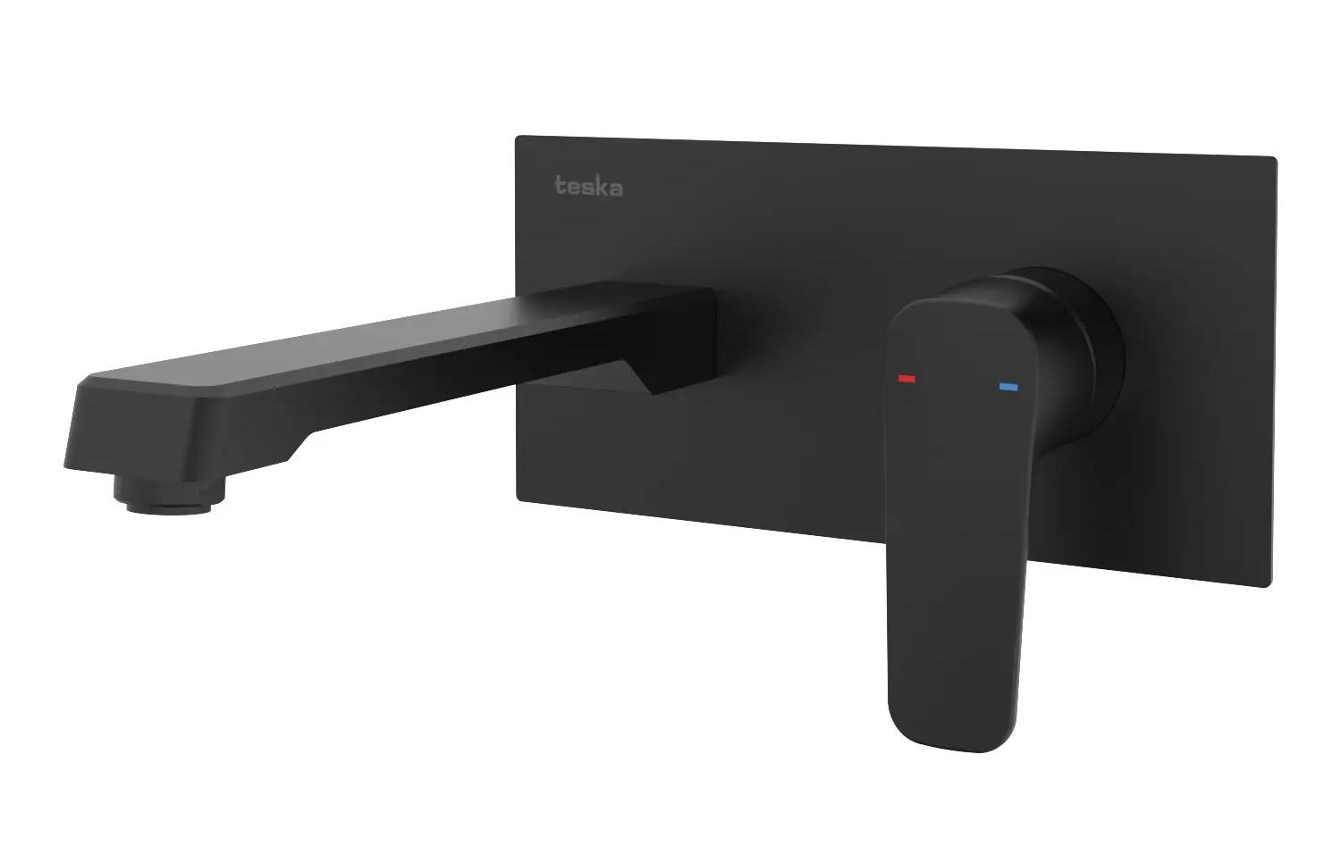 QUASAR PRO BLACK MATT смеситель для раковины встроенный