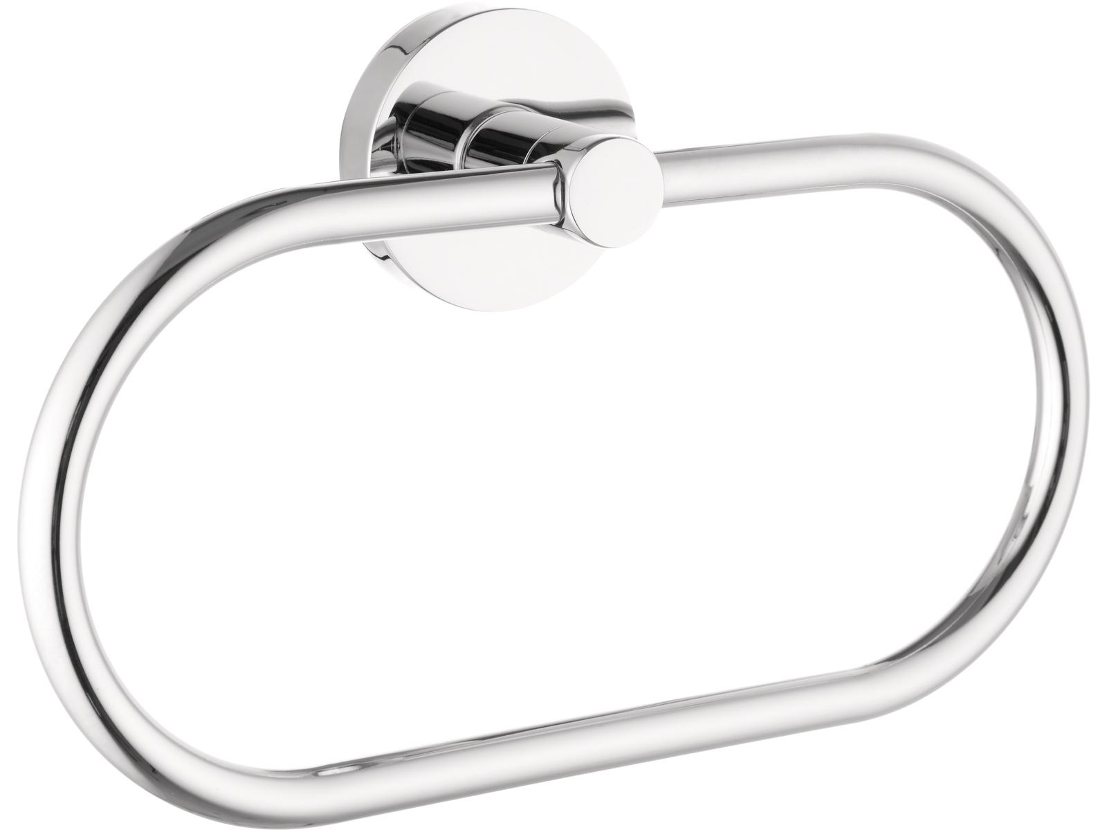 D100 (cr) полотенцедержатель овальный