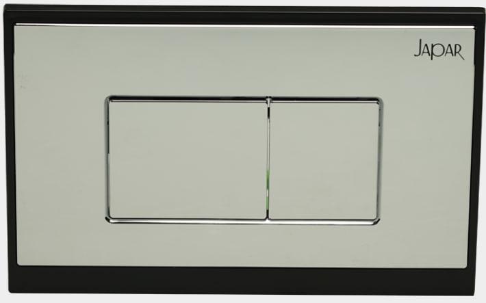 Klaros Soft chrome black кнопка